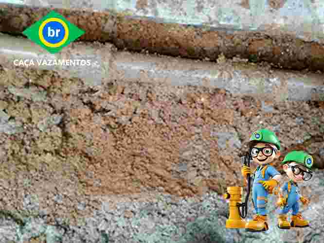 Caça vazamento profissional conta alta