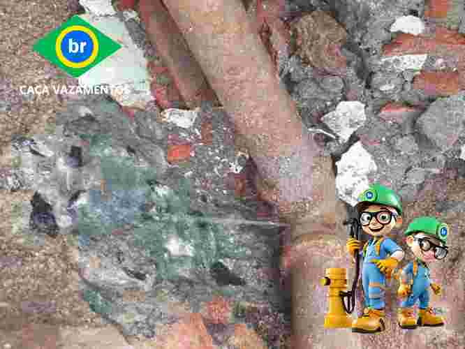 Serviço profissional de localização de vazamento com laudo e garantia