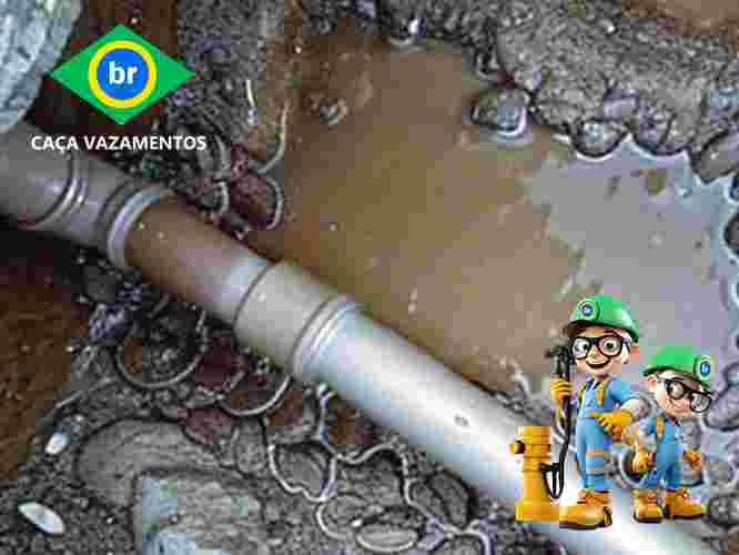 Serviços de caça vazamentos profissional em cano de cobre, ferro e PVC