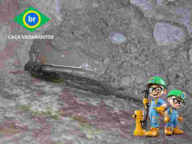 Caça vazamento de água para fatura elevada