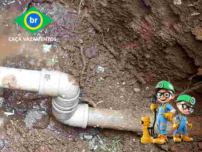 Conserto de vazamento de ar em tubulações da Sabesp 24 horas