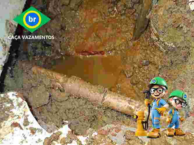 Caça vazamento de água especializado 24 horas