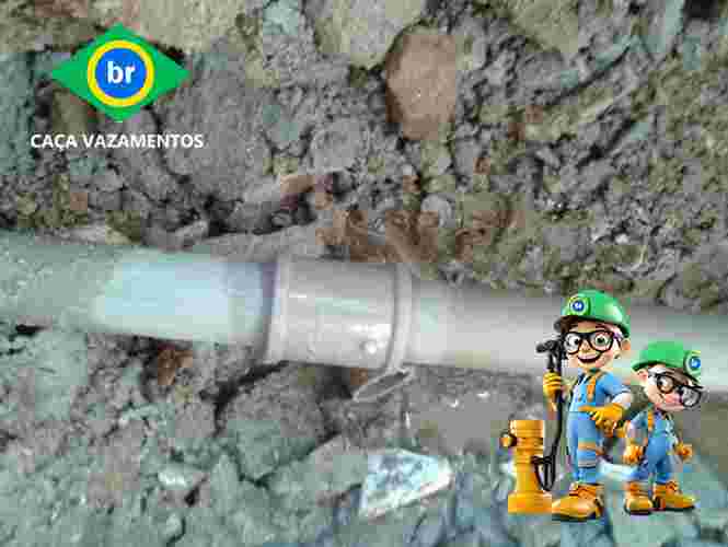 Caça vazamento de água técnico conta alta