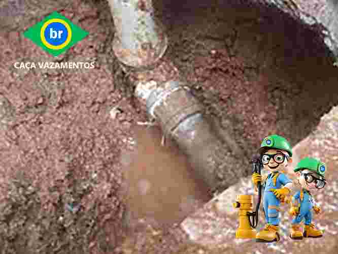 Caça vazamento válvula hydra, caixa d’água e cavalete de água em São Paulo